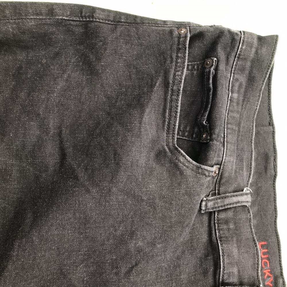 Lucky‎ Brand Athletic Fit Jeans Mens 42x32 Stretch Denim Big Dark Wash Straight - Picture 4 of 16